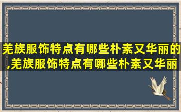 羌族服饰特点有哪些朴素又华丽的,羌族服饰特点有哪些朴素又华丽的风 🐝 格